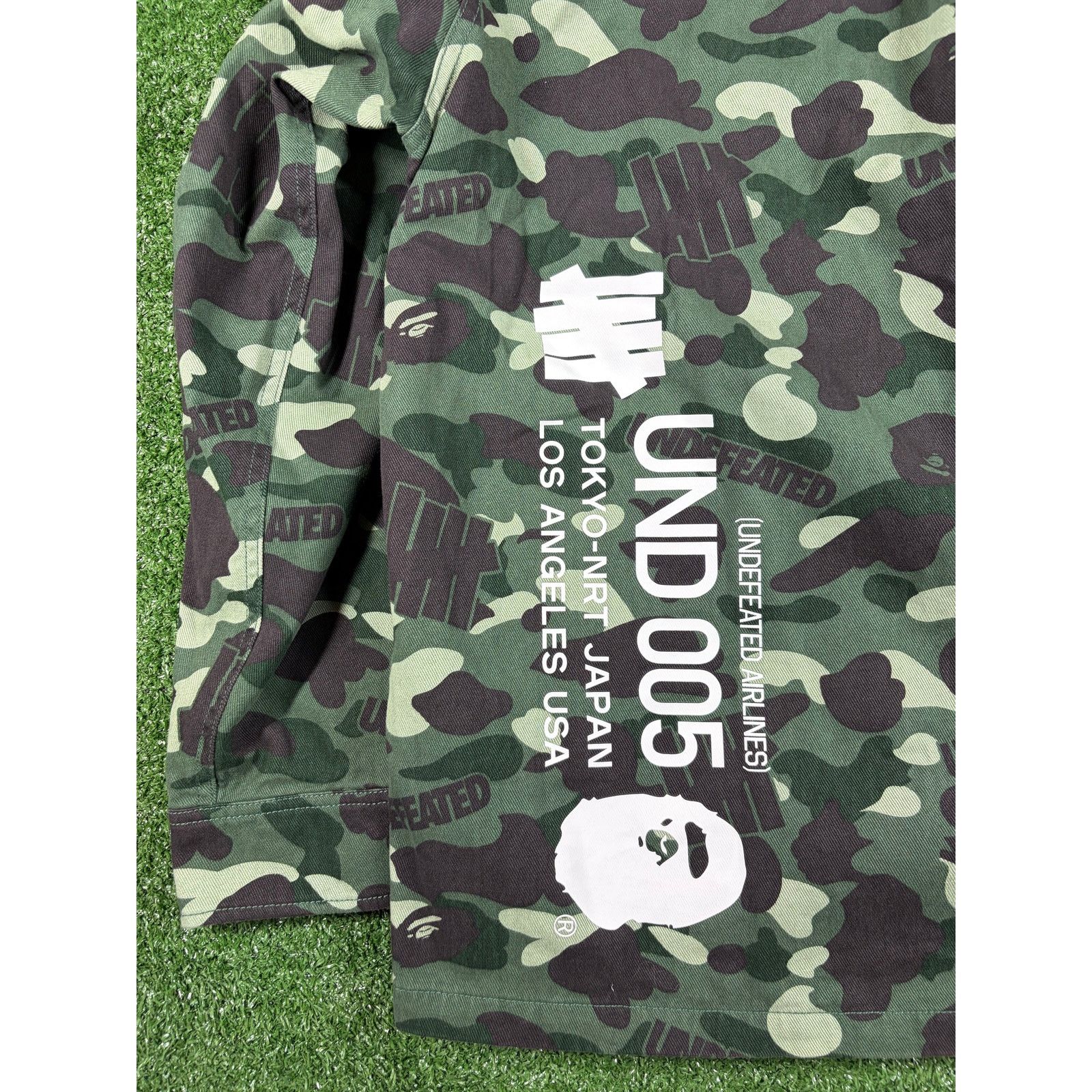 Bape BAPE X Undefeated Color Camo Flannel Jacket Size Large Size US L / EU 52-54 / 3 - 3 Thumbnail
