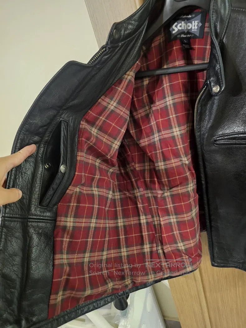 Schott Schott NYC 530 Brown Motorcycle Leather Jacket Size US L / EU 52-54 / 3 - 6 Thumbnail