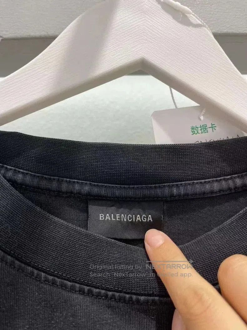Balenciaga Balenciaga Black Crystal Short Sleeve. Size US XS / EU 42 / 0 - 4 Thumbnail