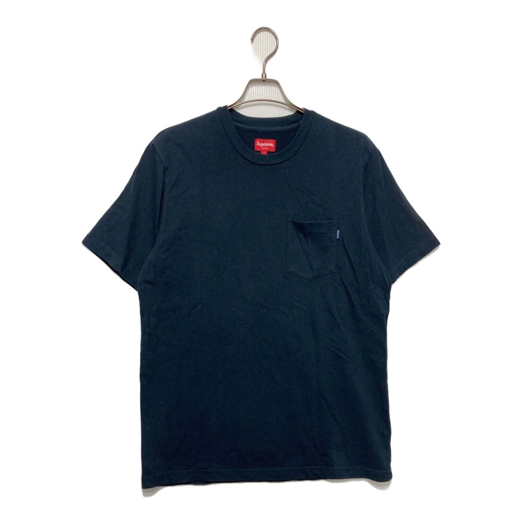 Supreme SUPREME Short Sleeve Pocket T-shirt Navy Size L Size US L / EU 52-54 / 3 - 1 Thumbnail