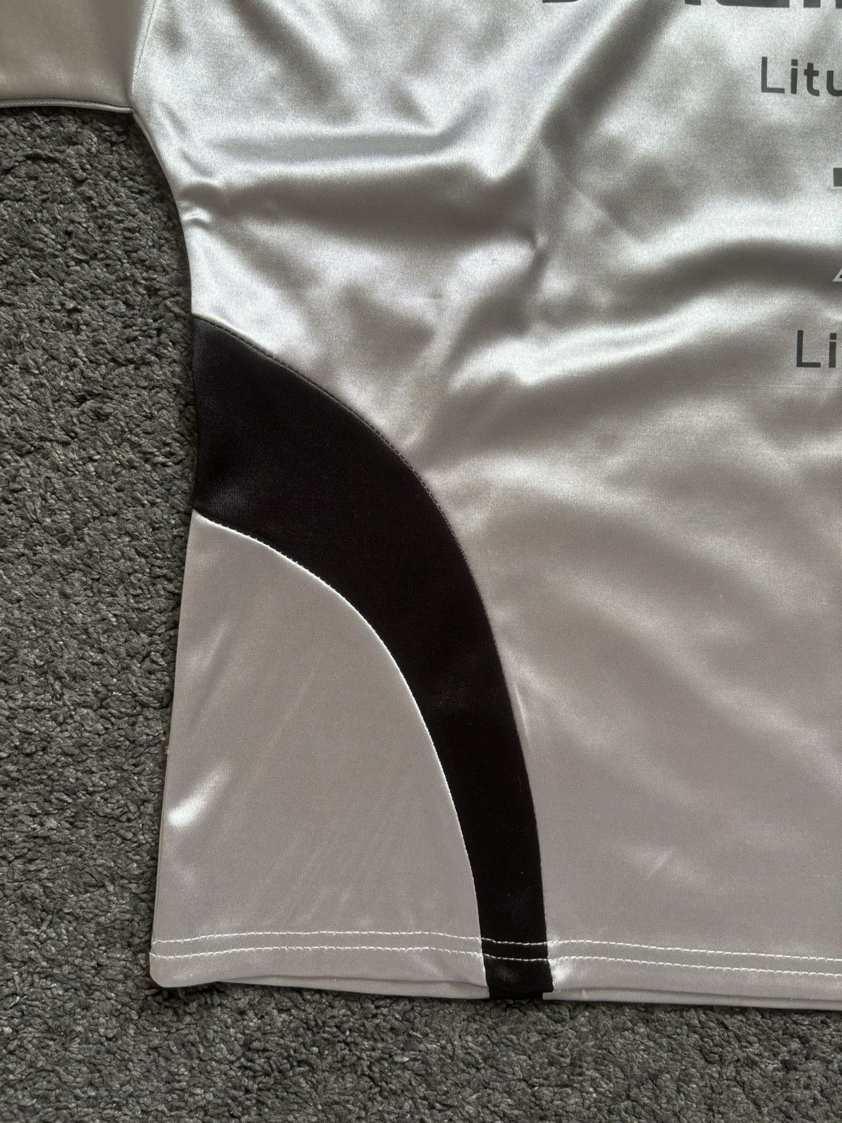 Vintage Vintage satin long sleeves racing jersey black energy Size US M / EU 48-50 / 2 - 9 Thumbnail