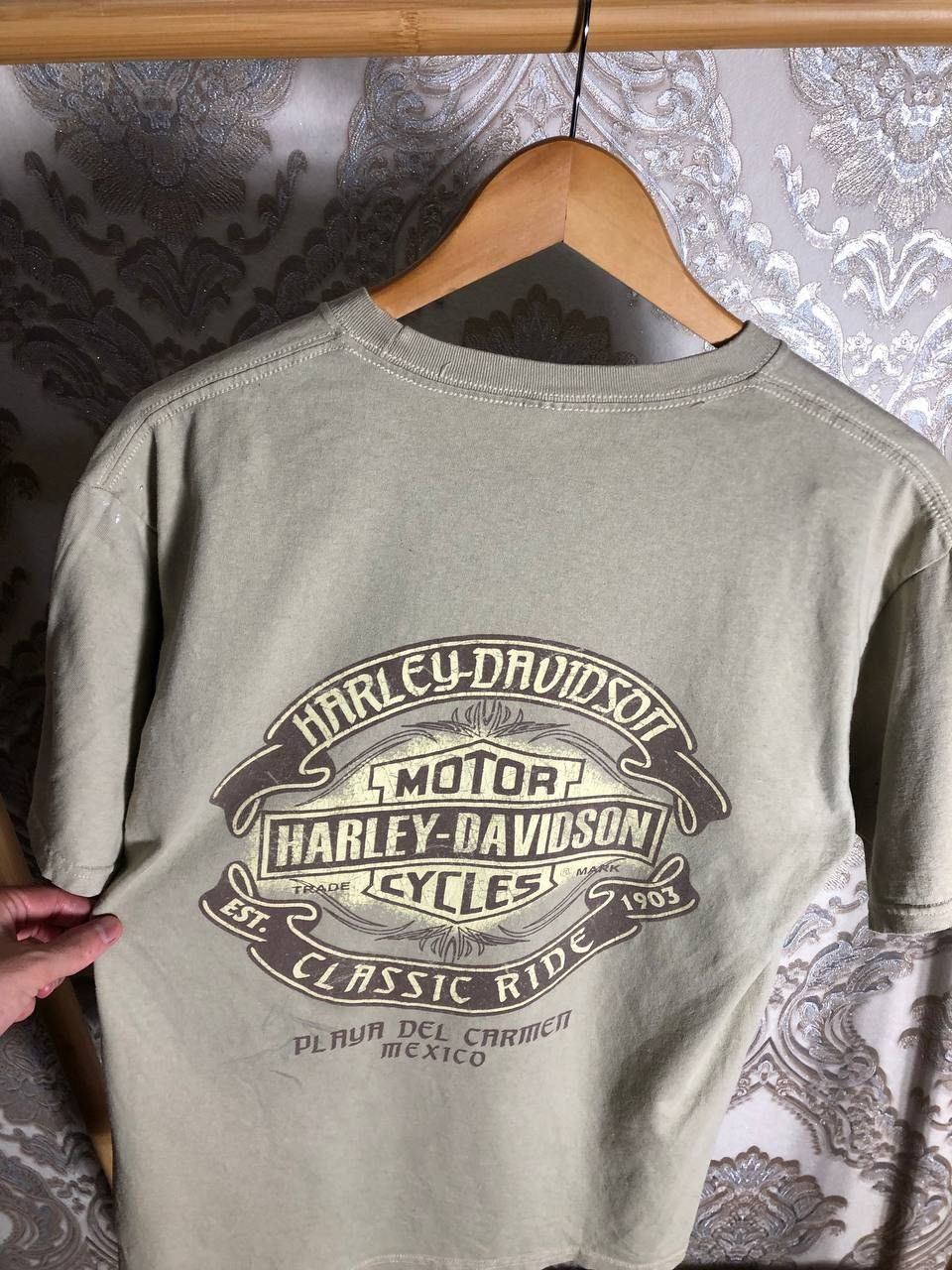 Harley Davidson VINTAGE HARLEY DAVIDSON MOTORCYCLE MEXICO BIKE RETRO Y2K 90s Size US L / EU 52-54 / 3 - 4 Thumbnail