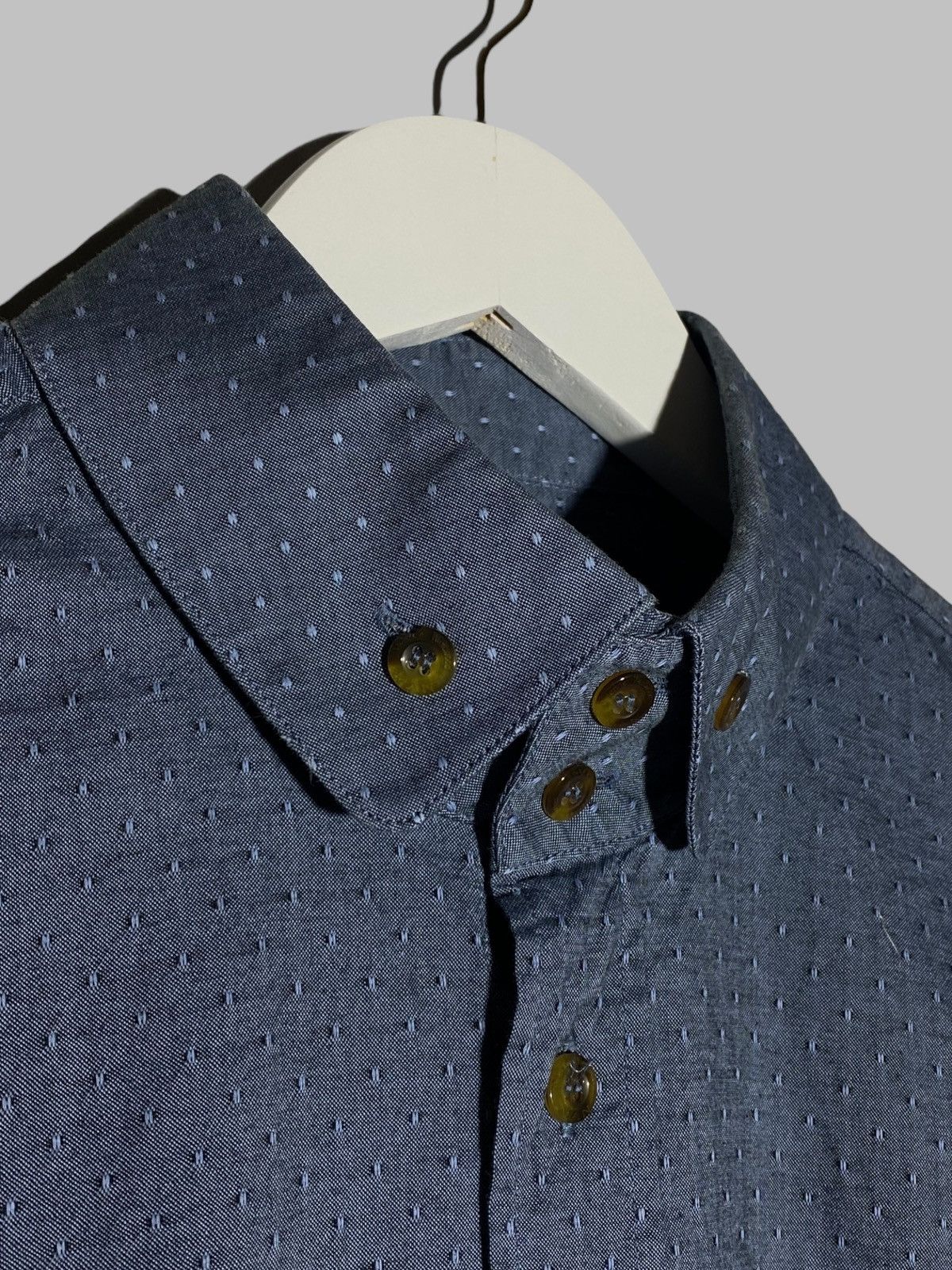 Vivienne Westwood Vivienne Westwood Denim Blue Long Sleeve Button Up Shirt Size US L / EU 52-54 / 3 - 6 Thumbnail