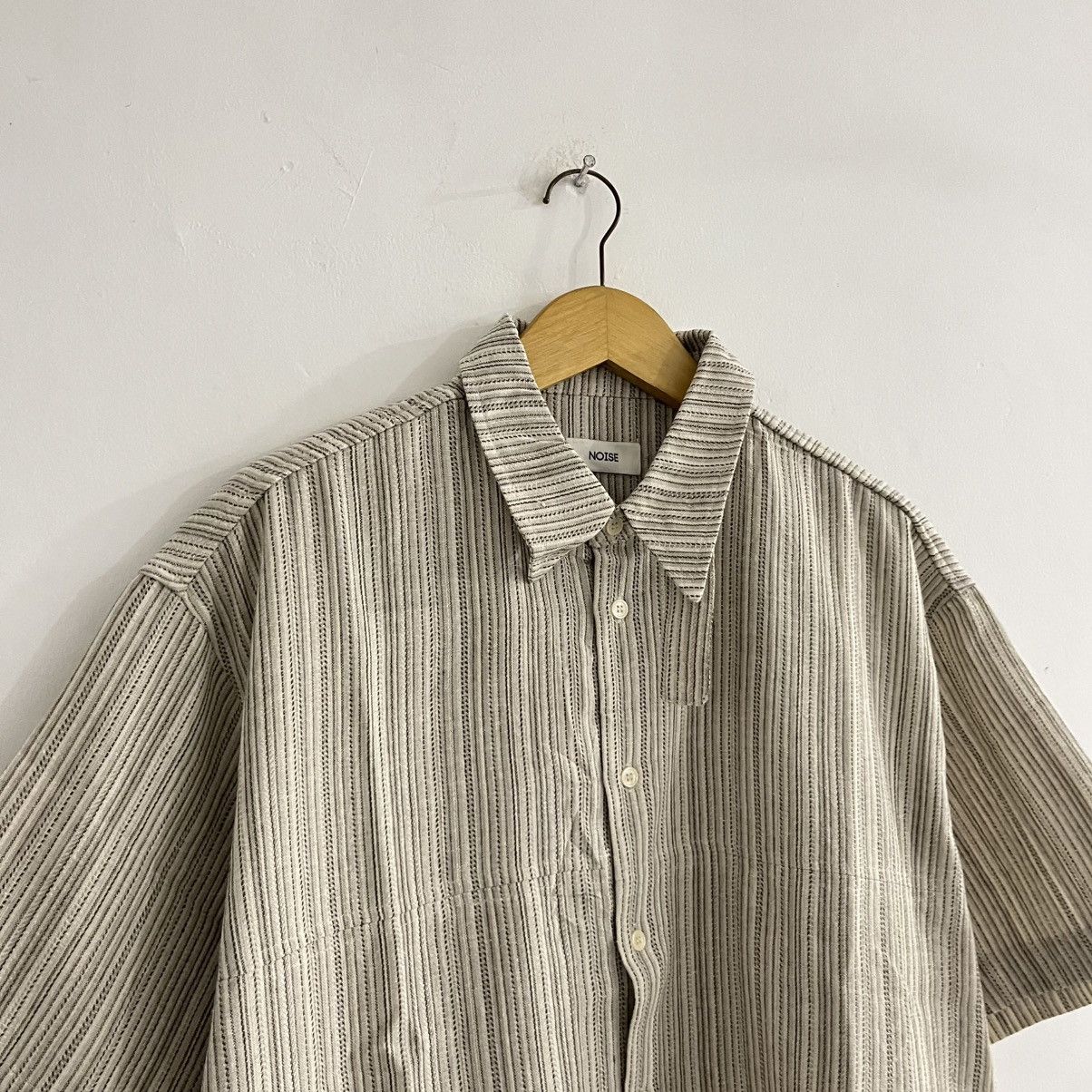 Issey Miyake Noise - Short Sleeve Shirt Size US XL / EU 56 / 4 - 3 Thumbnail