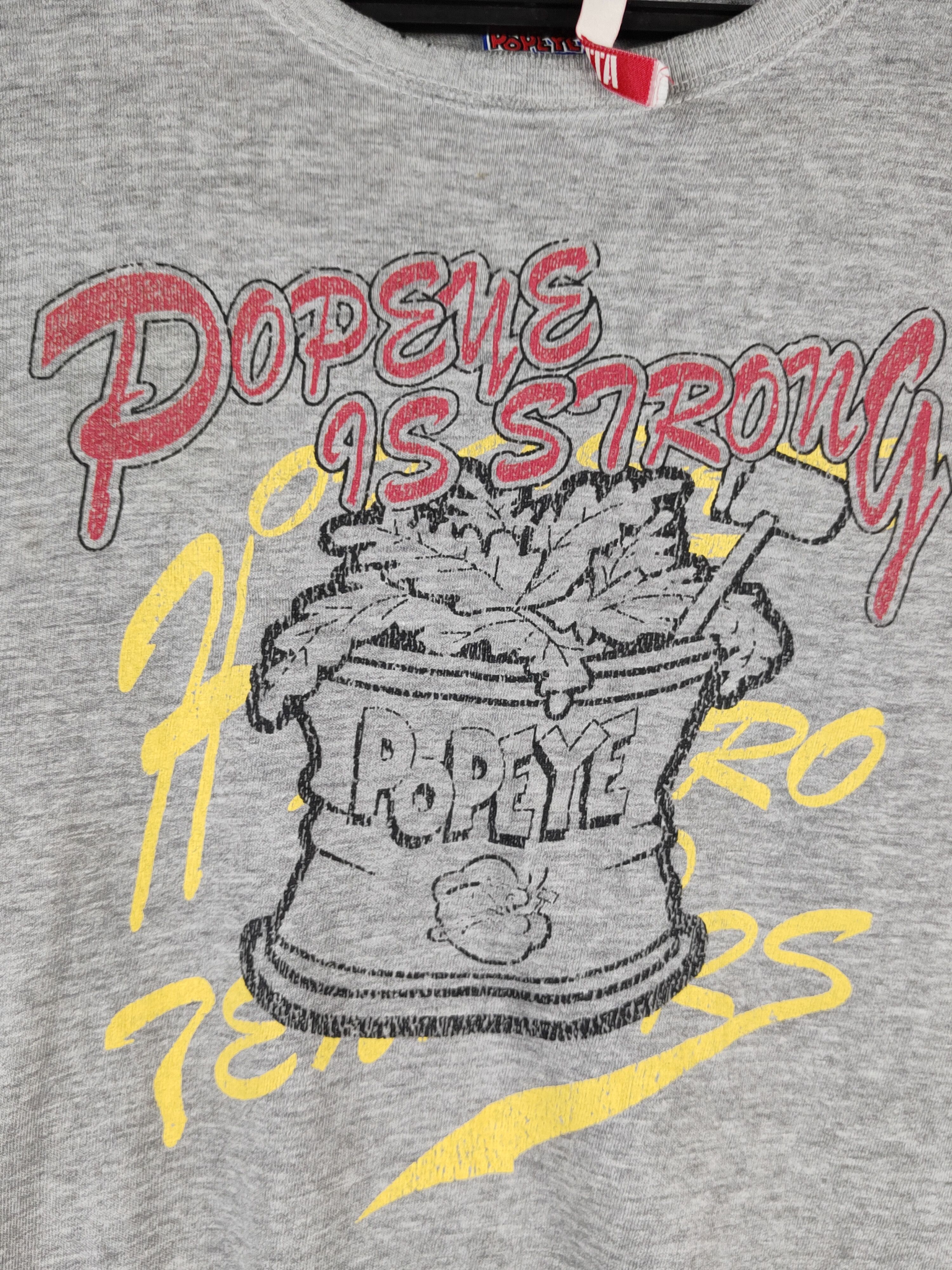 Cartoon Network Popeye-Vita vintage cartoon Gray Long Sleeve T-Shirts #S1359 Size US M / EU 48-50 / 2 - 3 Thumbnail