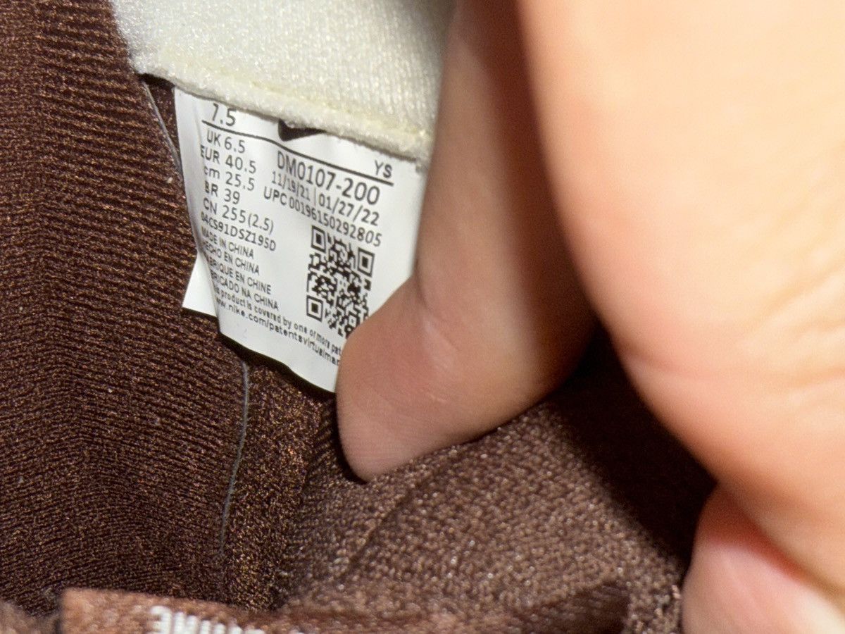 Nike Nike Air Force 1 ‘07 QS (Chocolate/Cream) Size US 7.5 / EU 40-41 - 6 Thumbnail