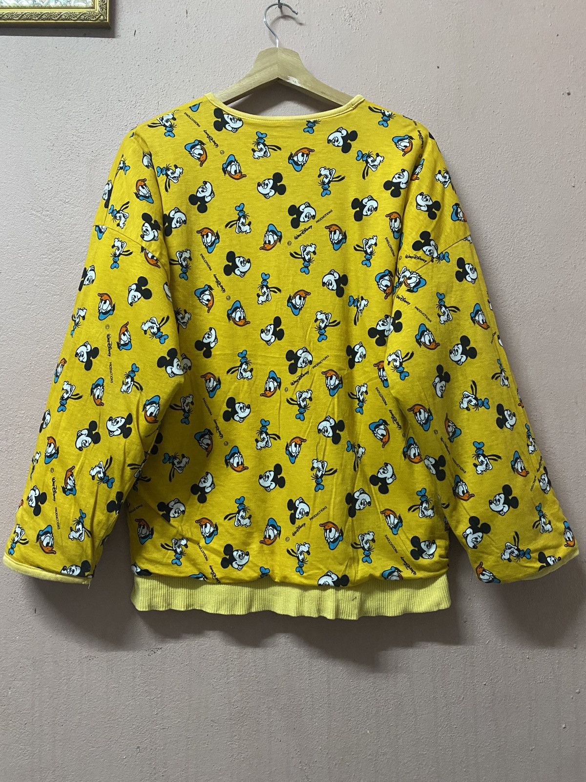 Mickey Unlimited Vintage Mickey Mouse Disney Reversible Fun Padded Yellow Size L / US 10 / IT 46 - 6 Thumbnail