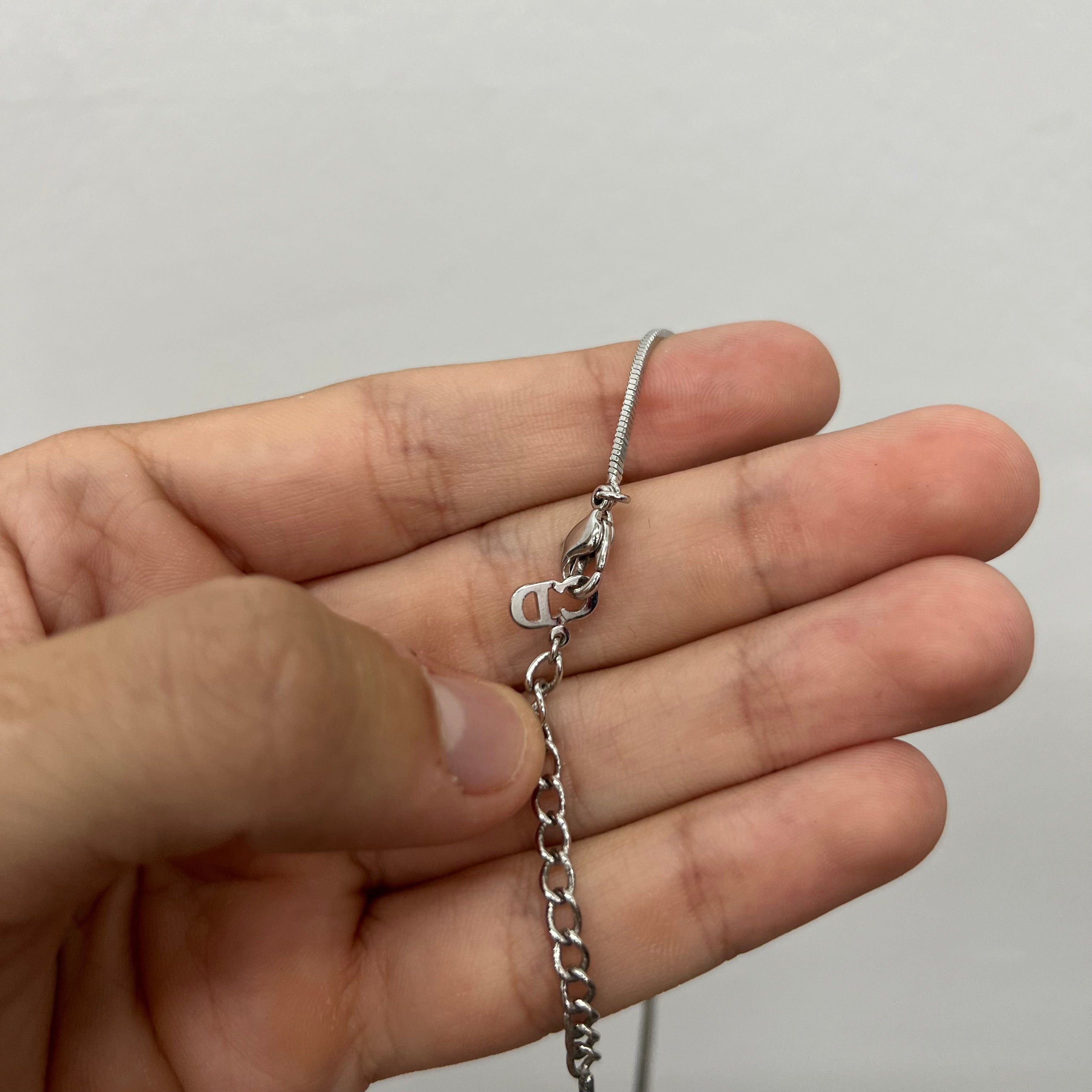 Dior Dior #2 Charm Necklace Blue Size ONE SIZE - 4 Thumbnail