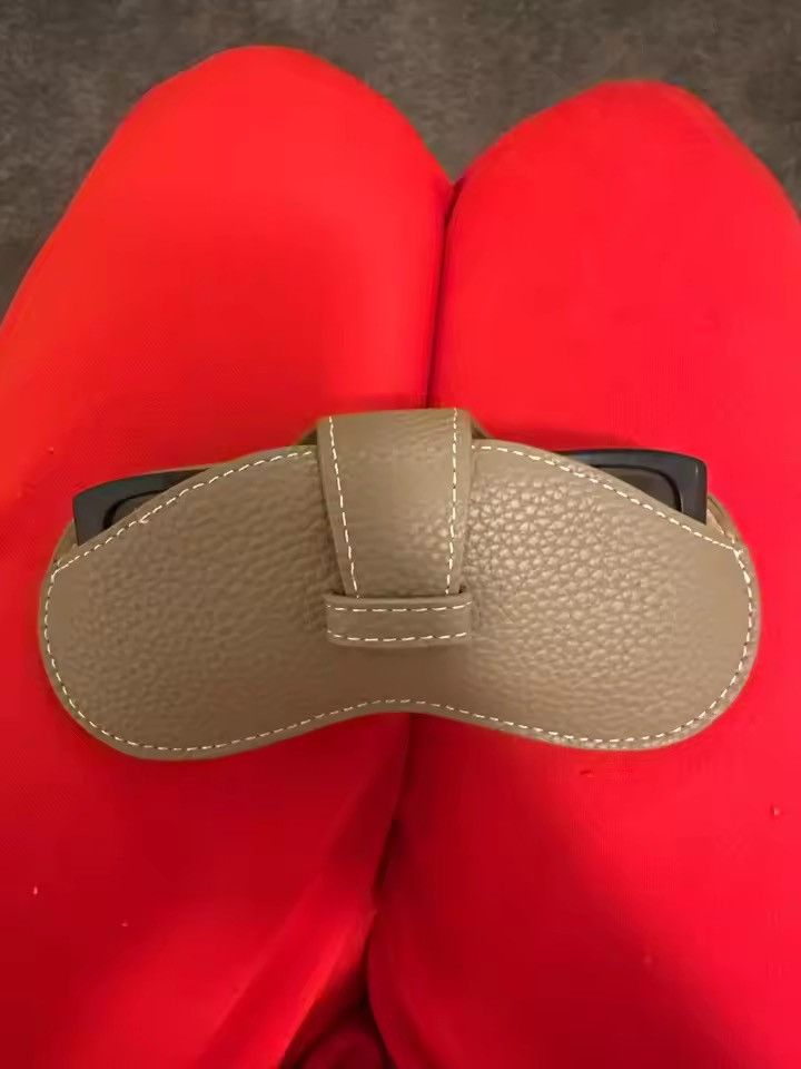 Vintage Leather Soft Glasses Bag Size ONE SIZE - 5 Thumbnail