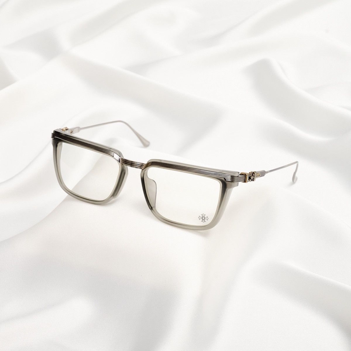 Chrome Hearts CHROME HEARTS TRYDIXAGAIN MATTE GRAY GLASSES Size ONE SIZE - 1 Thumbnail