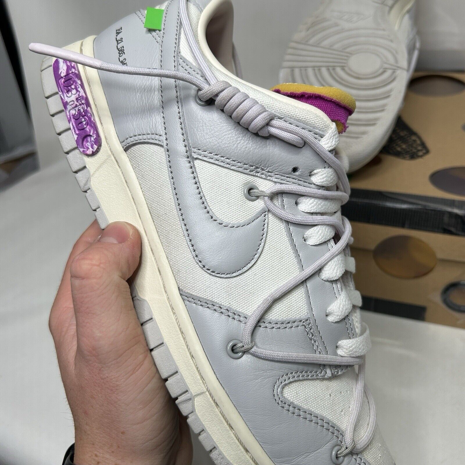 Nike Nike Shoes Dunk Low X Off-White “Lot 3 of 50” 2024 Size US 11 / EU 44 - 9 Thumbnail