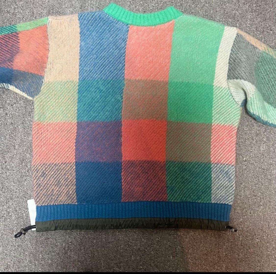 Sacai sacai Plaid Knit Pullover size 3 Size US L / EU 52-54 / 3 - 11 Thumbnail