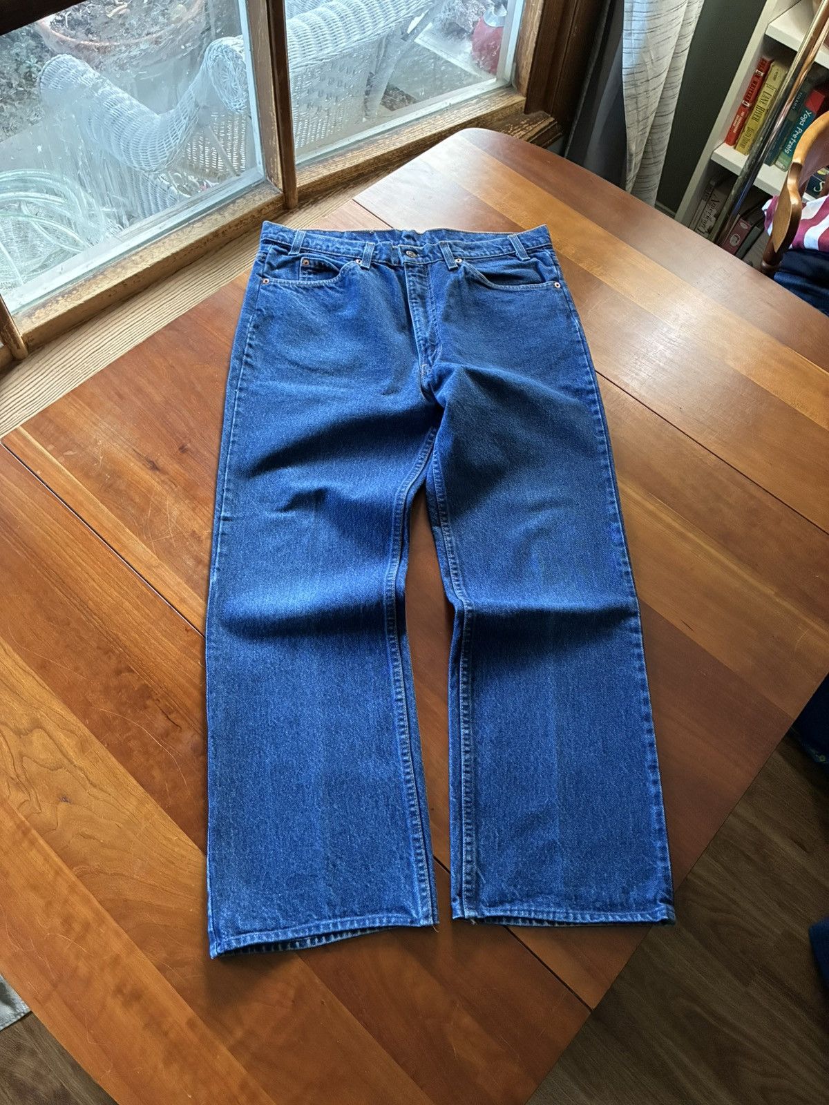 Levi's Vintage 80s Levi’s 517 bootcut orange tab jeans Size US 35 - 3 Thumbnail