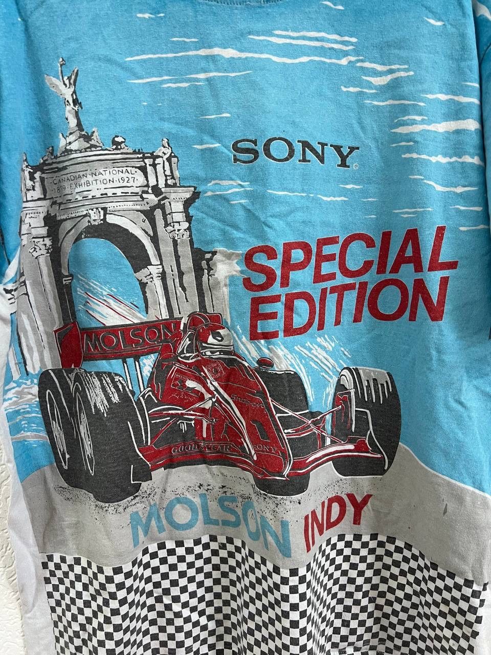 Formula 1 × Vintage Vintage 1992 Toronto Molson Indy All Over Print T Shirt Size US M / EU 48-50 / 2 - 2 Thumbnail