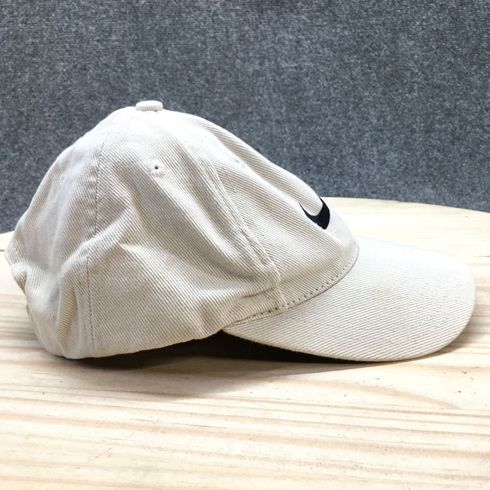Nike Nike Baseball Cap Hat Mens Beige One Size Logo Embroidered Curved Brim Cotton Size ONE SIZE - 5 Thumbnail