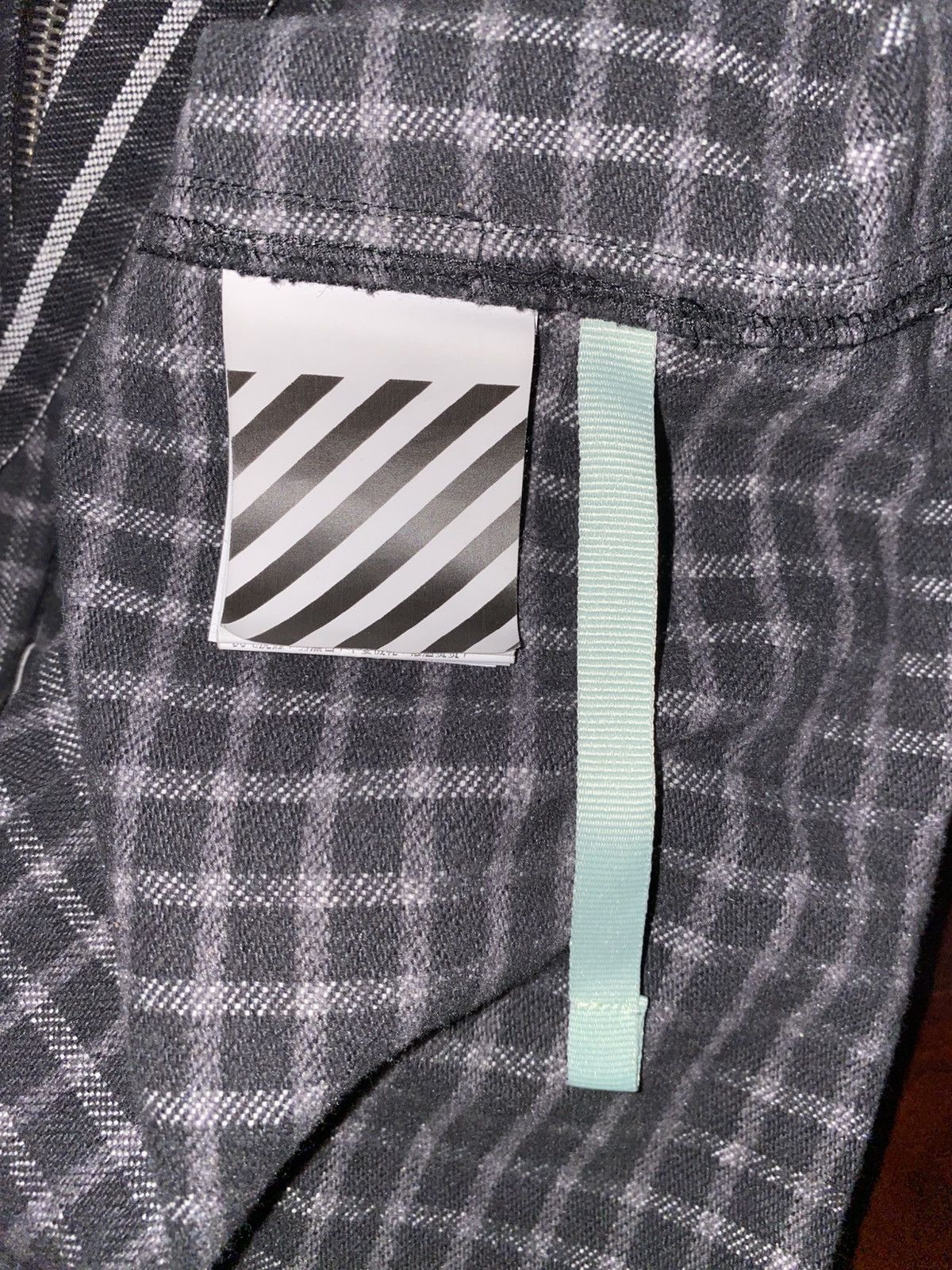 Off-White Off-White 2019 Zip-Up Flannel Hoodie Size US S / EU 44-46 / 1 - 7 Thumbnail