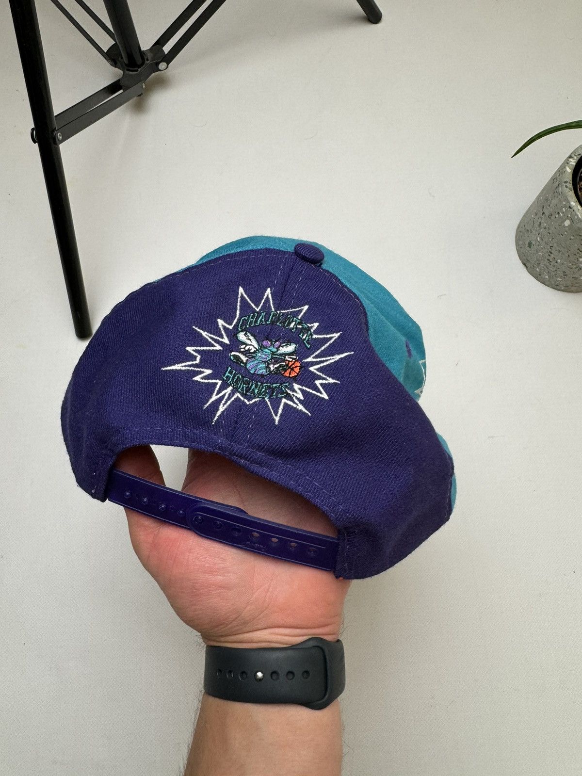 NBA × Vintage Rare vintage cap Charlotte Hornets 90s y2k Size ONE SIZE - 4 Thumbnail
