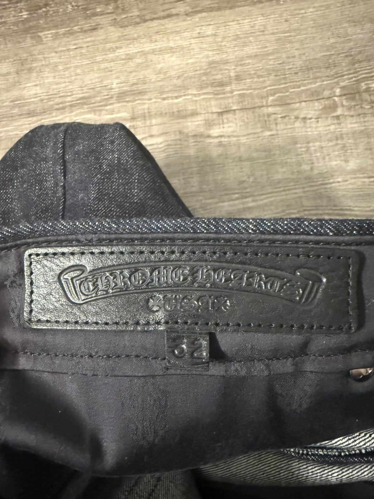 Chrome Hearts 🔥Chrome Hearts KS Baggy Selvedge Jeans Size 32🔥 Size US 32 / EU 48 - 5 Thumbnail