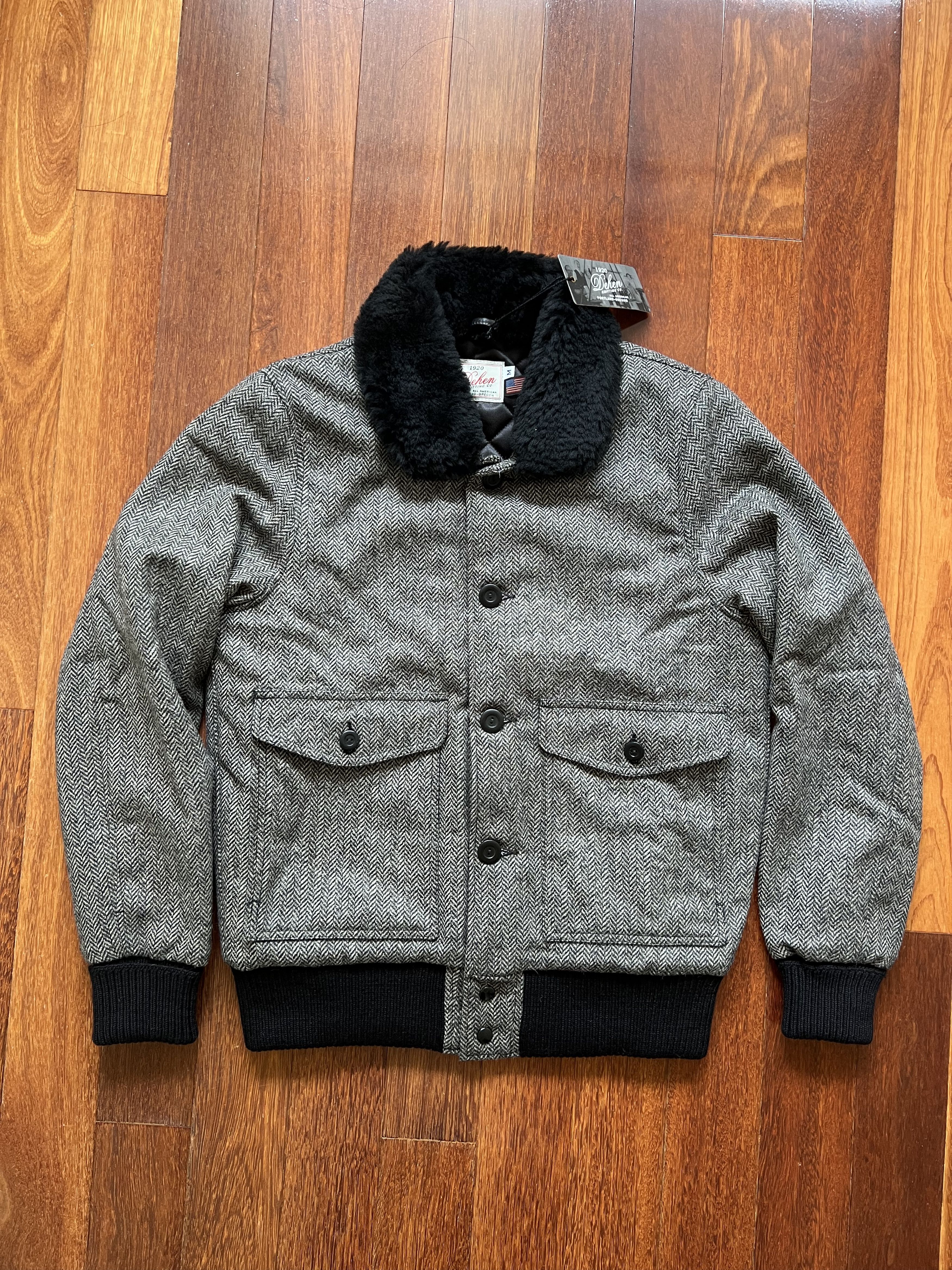 Dehen 1920 💚 Withered Fig x Dehen 1920 Winston Jacket Herringbone NEW Size US M / EU 48-50 / 2 - 5 Thumbnail