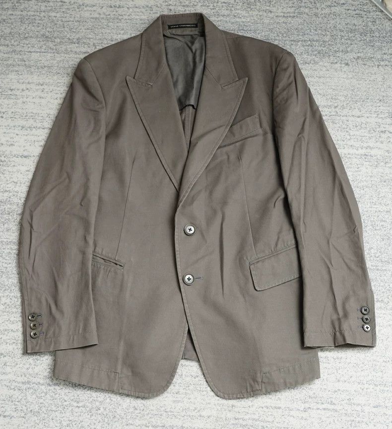 Yohji Yamamoto Yohji Yamamoto Yohji Yamamoto Blazer Jacket in Brown Size US M / EU 48-50 / 2 - 1 Thumbnail