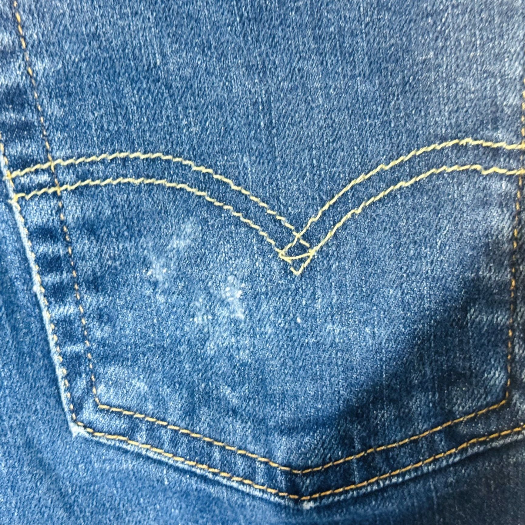 Levi's Levi's 513 Jeans Slim Straight Mens 29x32 Blue Medium Wash Denim Stretch Pocket Zipper Size US 29 - 5 Thumbnail