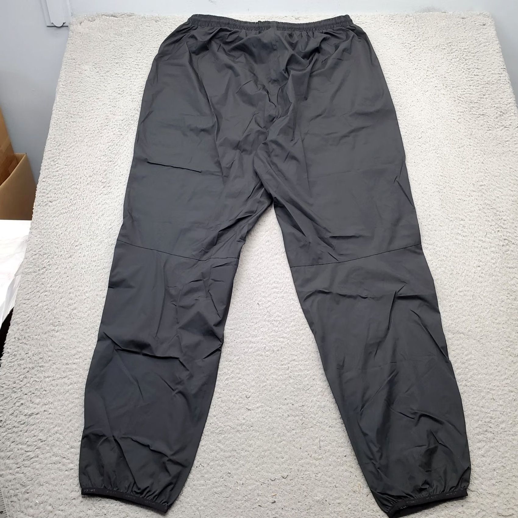 Vintage Hotsuit Womens Size 3XL Black Elastic Waist Tapered Leg Pull On Sweatpants Pants Size 40" / US 18 - 2 Thumbnail