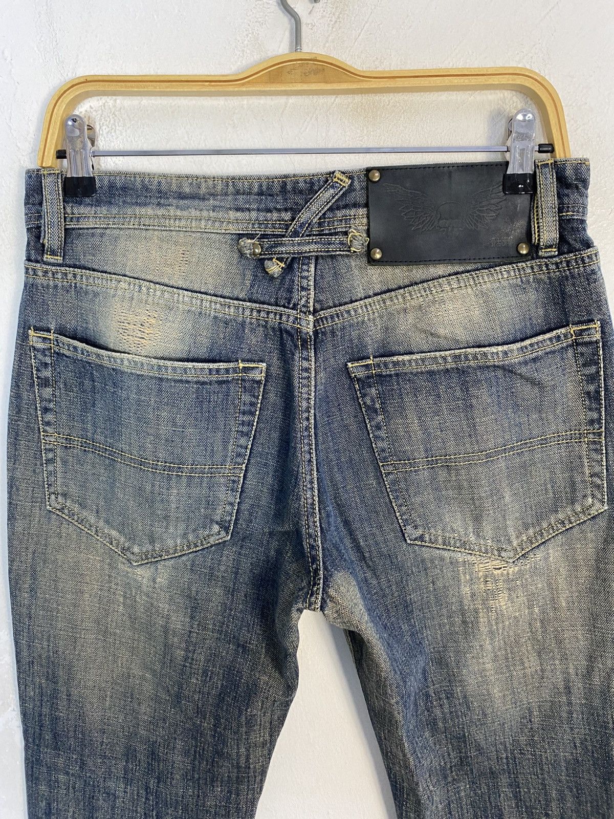 Other Nippon Blue Distressed Rusty Denim Straight Size 30 31 W351 Size US 31 - 8 Thumbnail