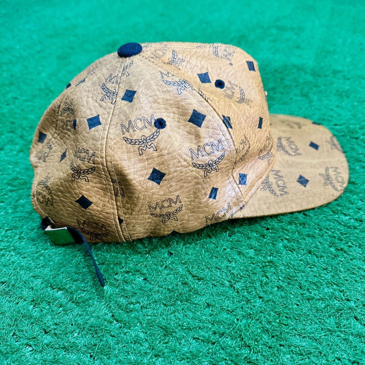 Other MCM Visetos Cognac Snapback Baseball Cap Size ONE SIZE - 3 Thumbnail