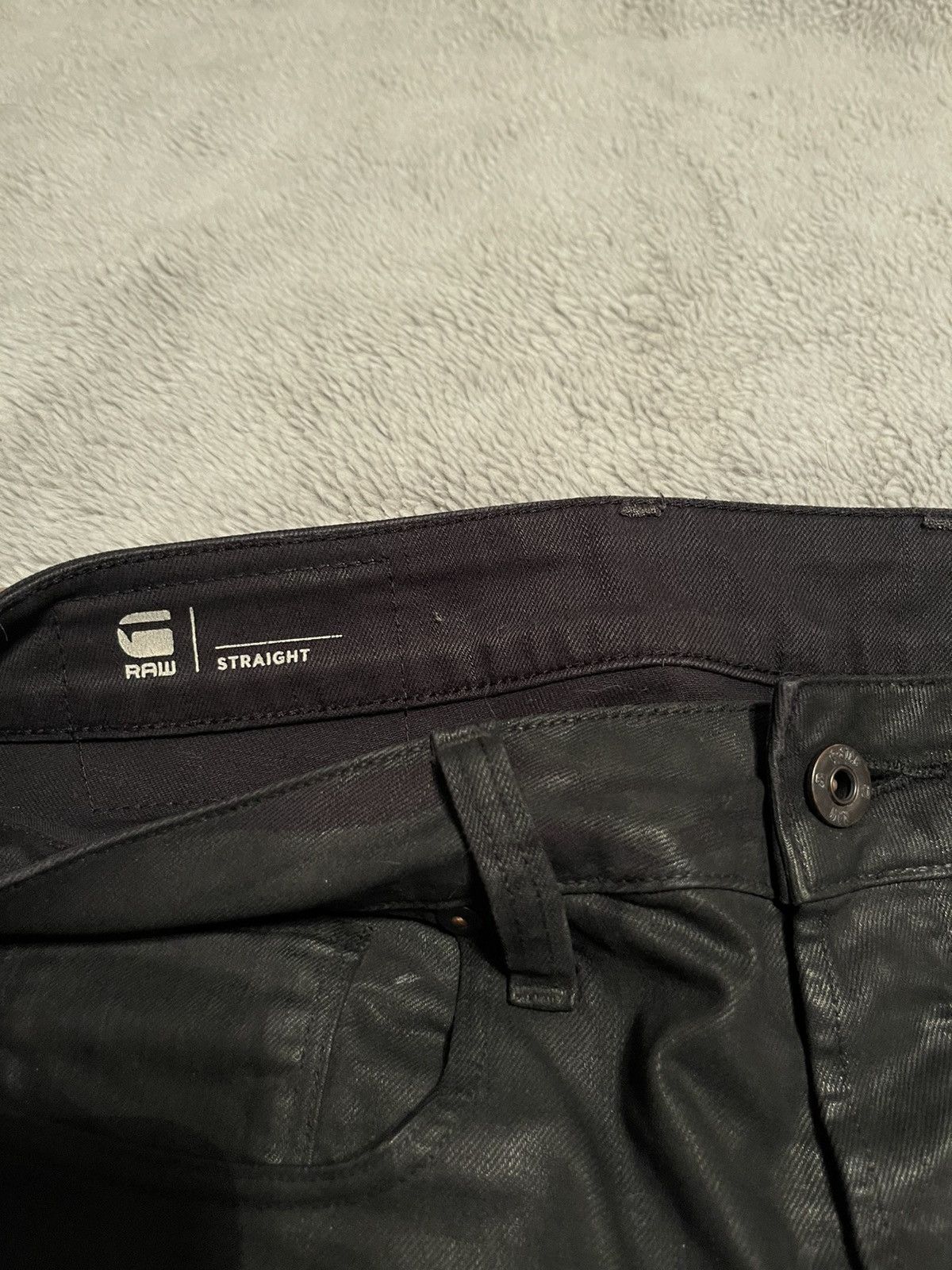 G-Star G-Star Raw Waxed Black 3-D Denim Size US 31 - 6 Thumbnail