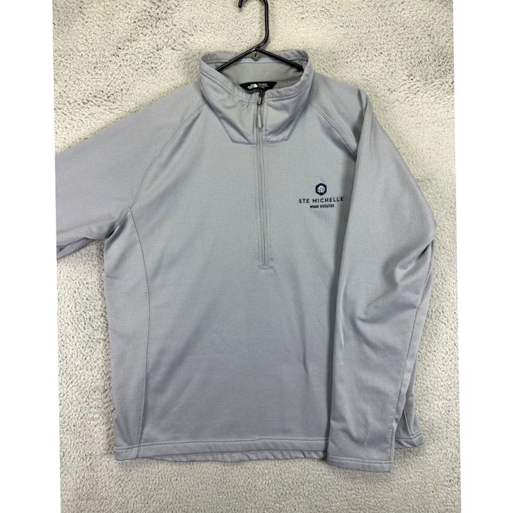 The North Face The North Face Sweatshirt Mens 2XL Gray Quarter Zip Pullover Stretch Pullover Sweatshirt Men Size US XXL / EU 58 / 5 - 3 Thumbnail