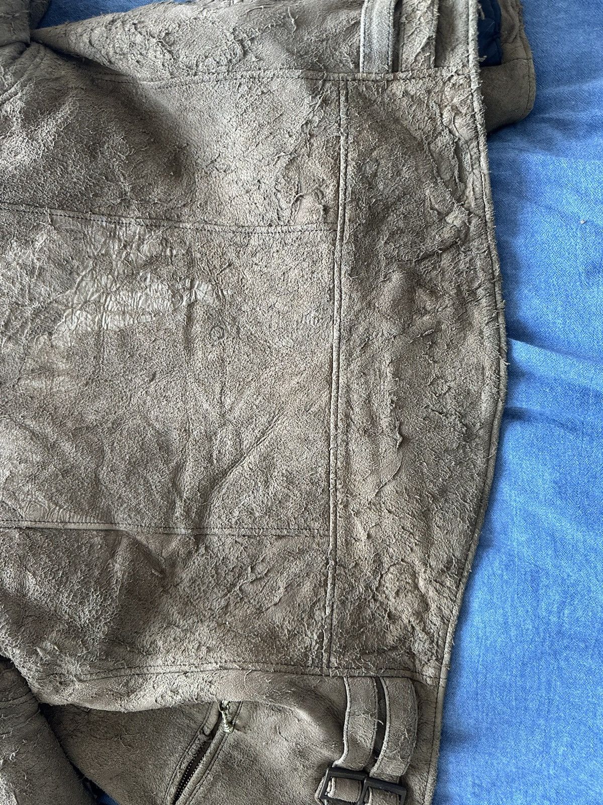 Blackmeans As new rare Blackmeans distressed tan Mens leather jacket Size US L / EU 52-54 / 3 - 5 Thumbnail