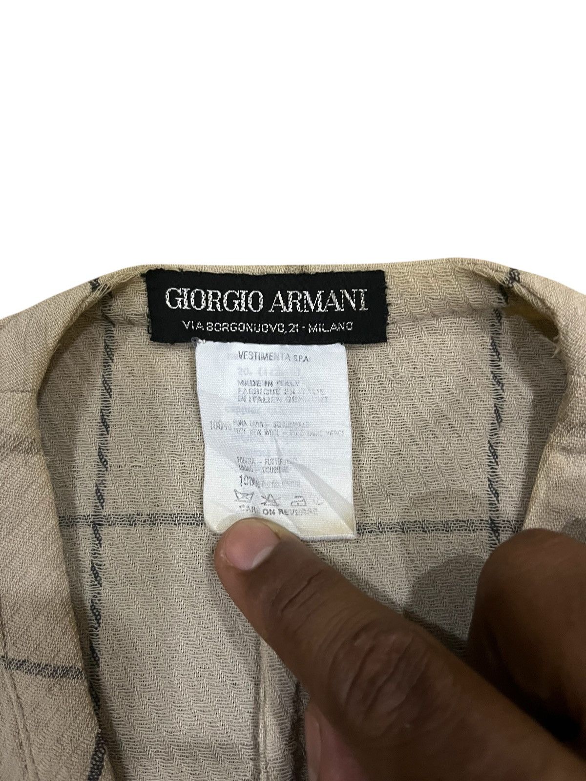 Giorgio Armani Vintage GIORGIO ARMANI blazer women black label Size XS / US 0-2 / IT 36-38 - 4 Thumbnail
