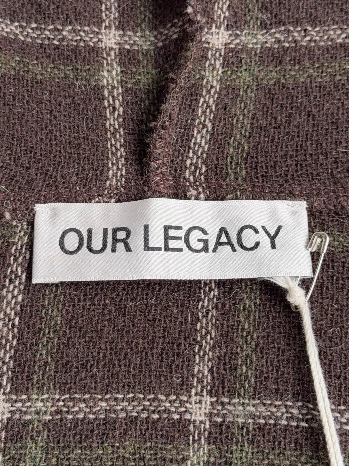 Our Legacy Our Legacy Double-Faced Chocolate Check Jacket 34W Size XXS / US 00 / IT 34 - 7 Thumbnail
