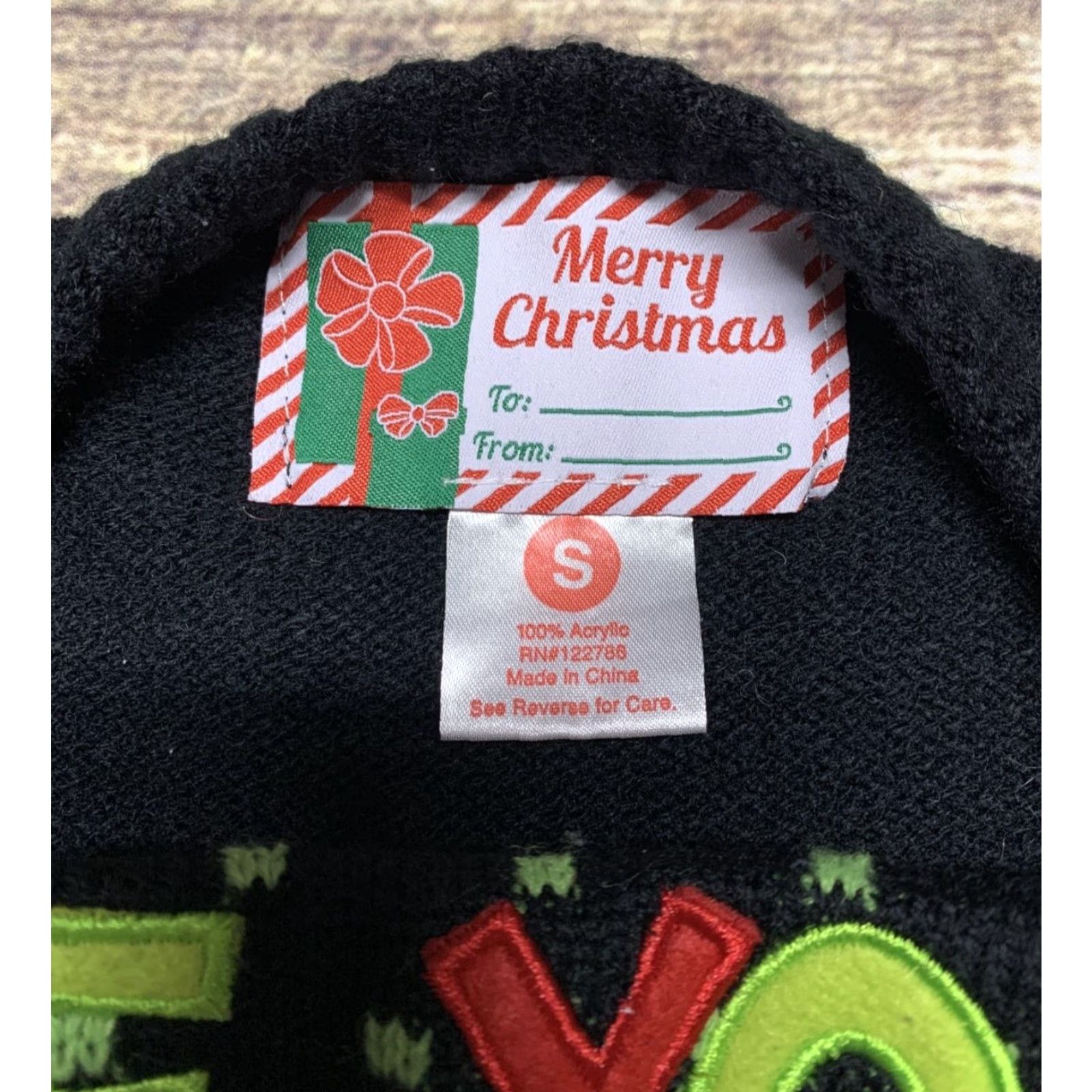 Vintage VINTAGE Are You Naughty or Nice Sequin Furry Women Size S Black Ugly Christmas Sweater Size S / US 4 / IT 40 - 2 Thumbnail