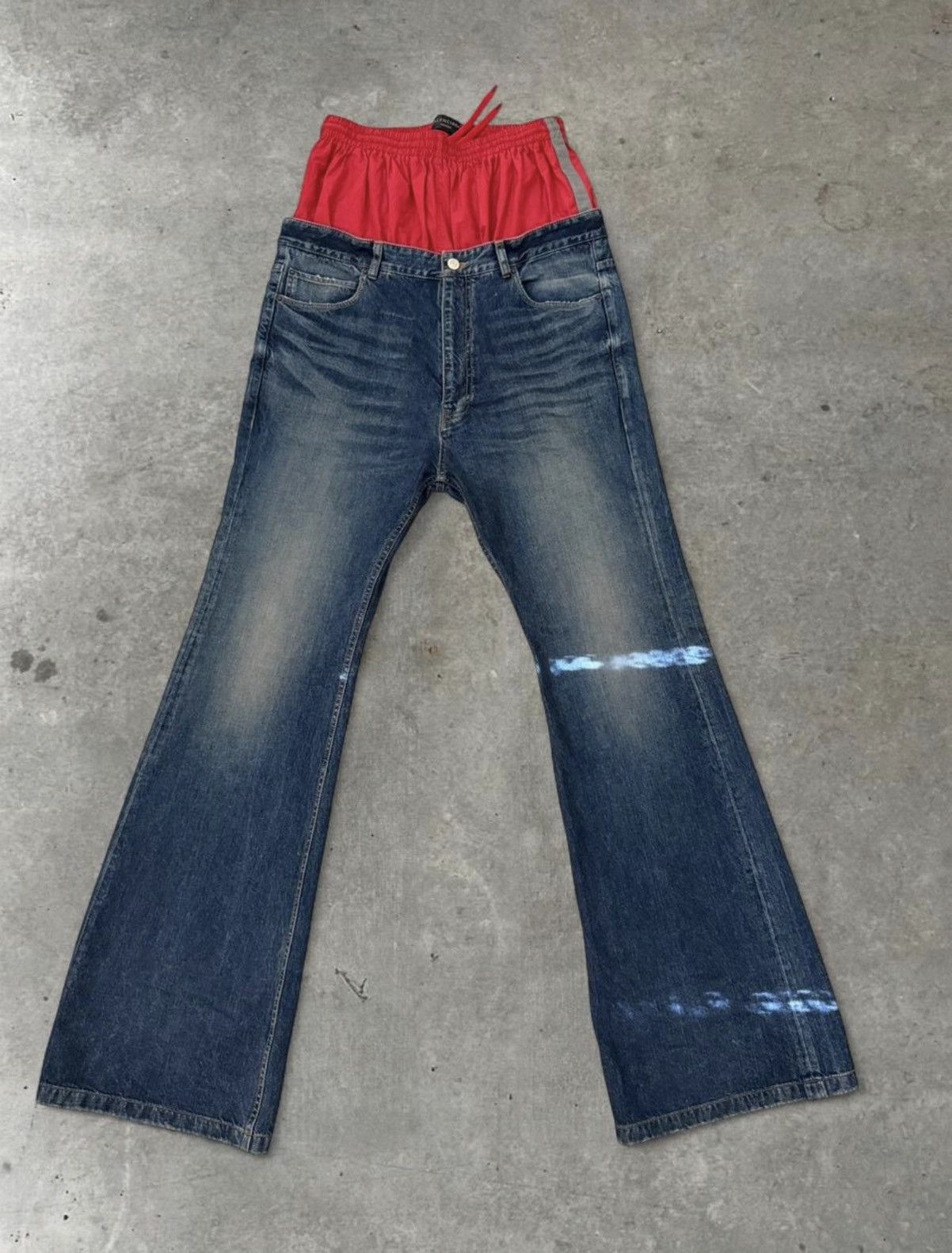 Balenciaga balenciaga layered basketball short jeans Size US 31 - 2 Thumbnail