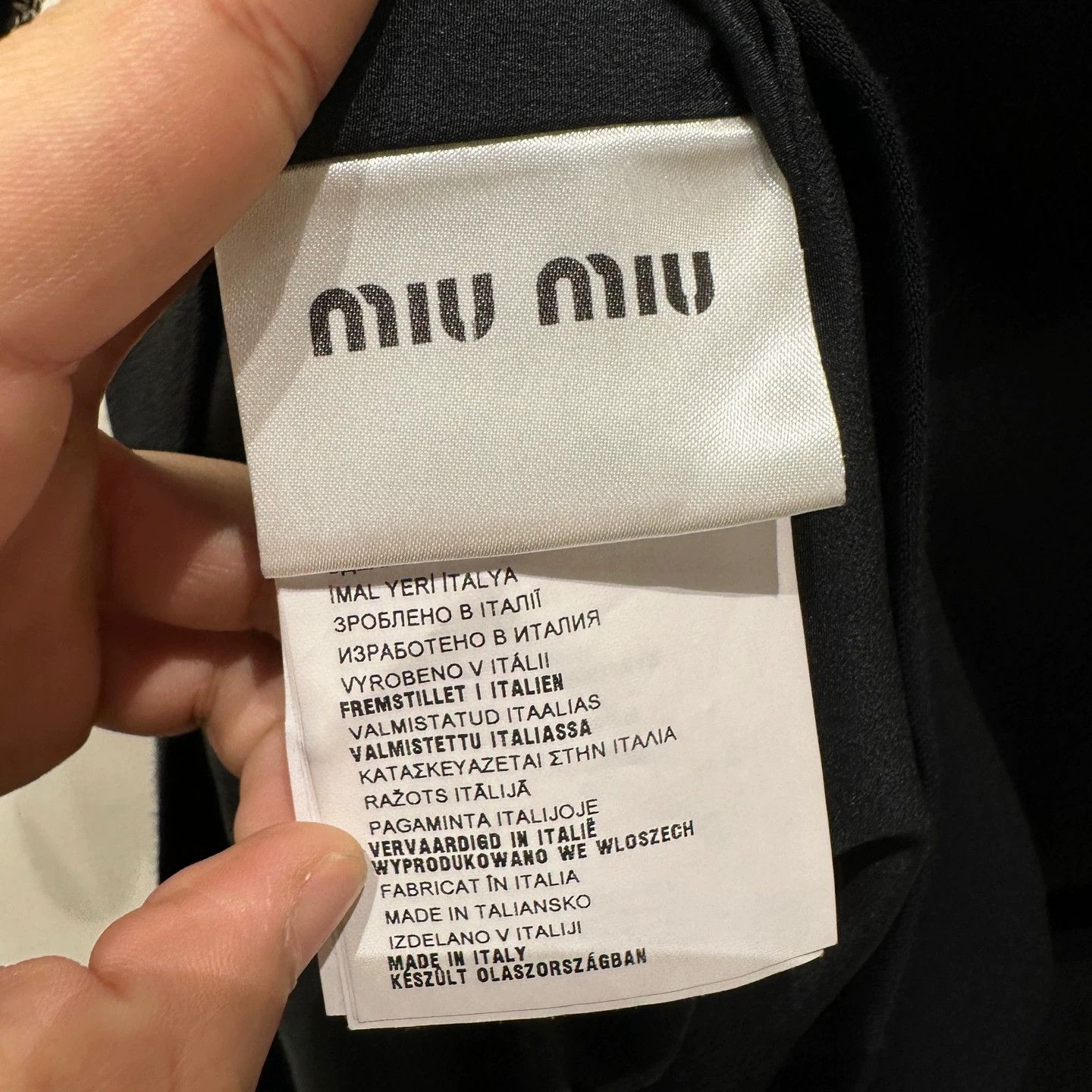 Miu Miu MIU MIU apr134 Crystal-Embellished Short-Sleeve Dress 38 Size XS / US 0-2 / IT 36-38 - 4 Thumbnail