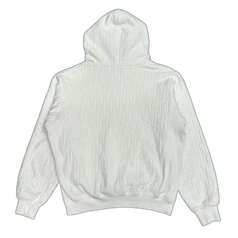 Dior Dior White Logo Hooded Sweatshirt-2506 Size US M / EU 48-50 / 2 - 1 Thumbnail