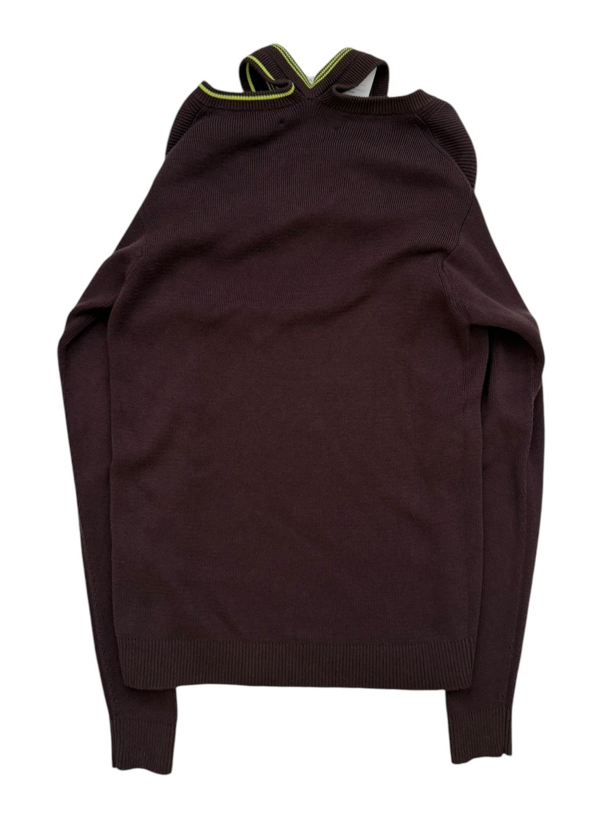 Y/Project Triple Neck Burgundy Sweater Size US L / EU 52-54 / 3 - 3 Thumbnail