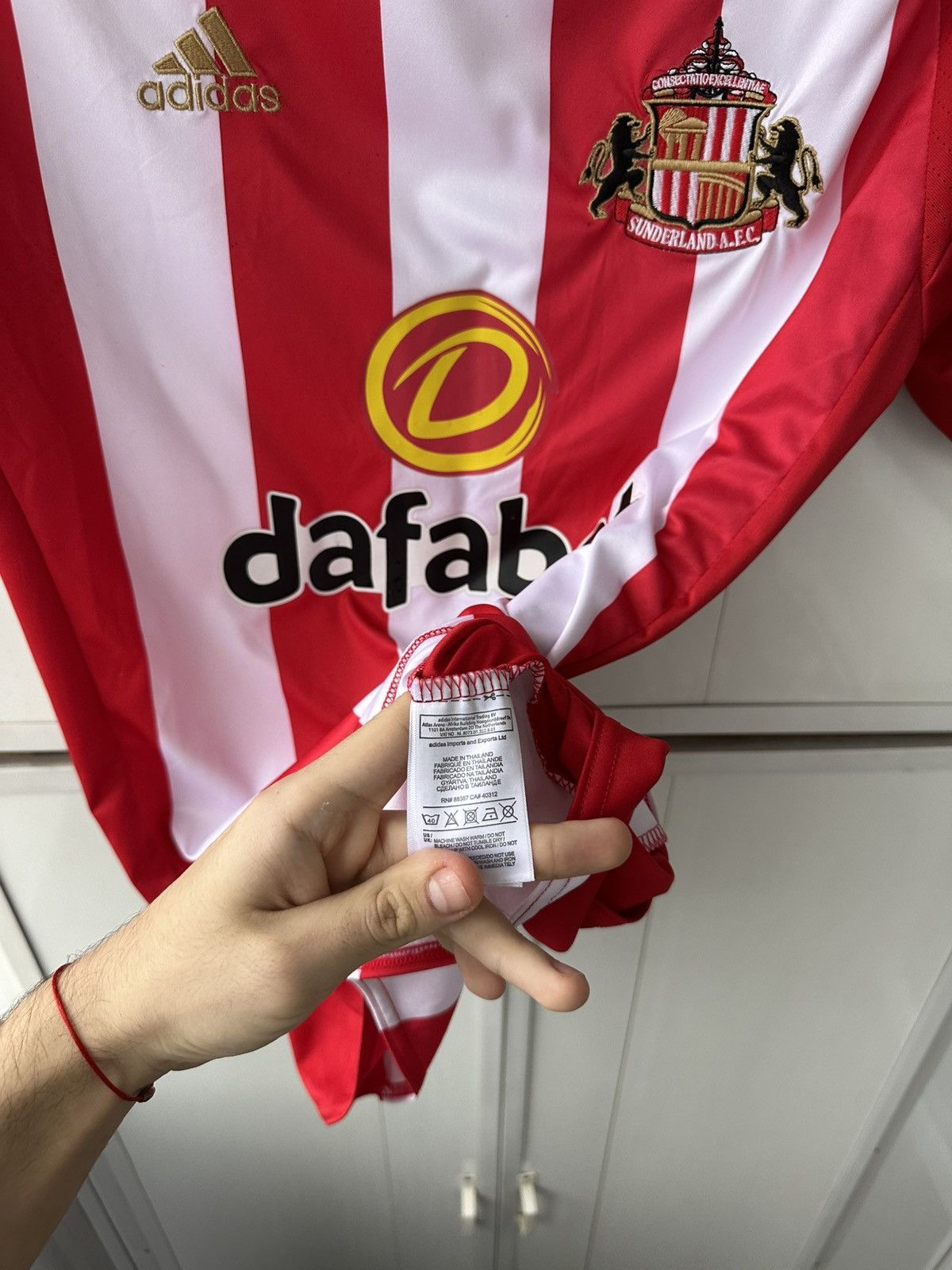Adidas Vintage SunderLand Club 2016 Adidas Jersey Size US M / EU 48-50 / 2 - 12 Thumbnail