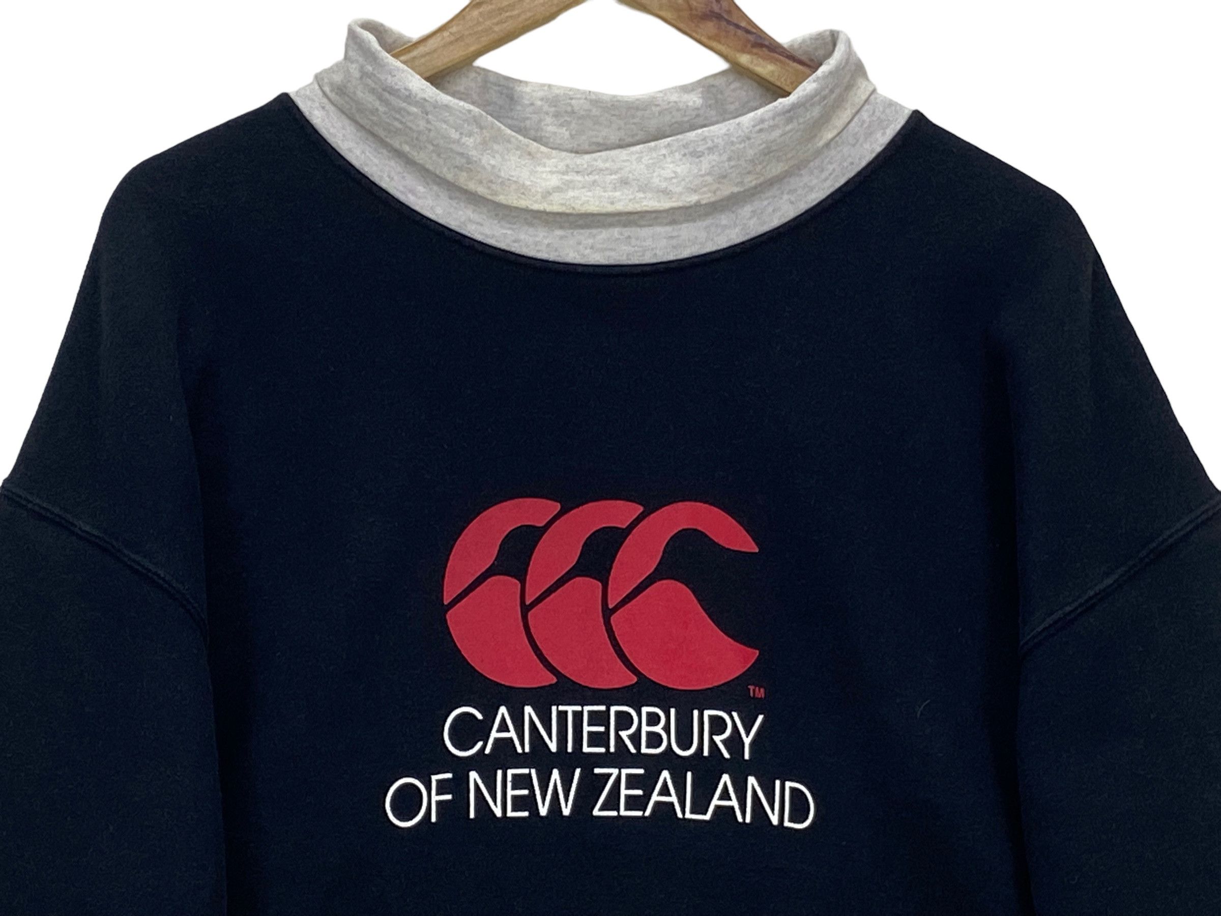 Canterbury of New Zealand × Vintage Canterbury of New Zealand Rugby Two Tone Sweater Pullover Size US S / EU 44-46 / 1 - 2 Thumbnail