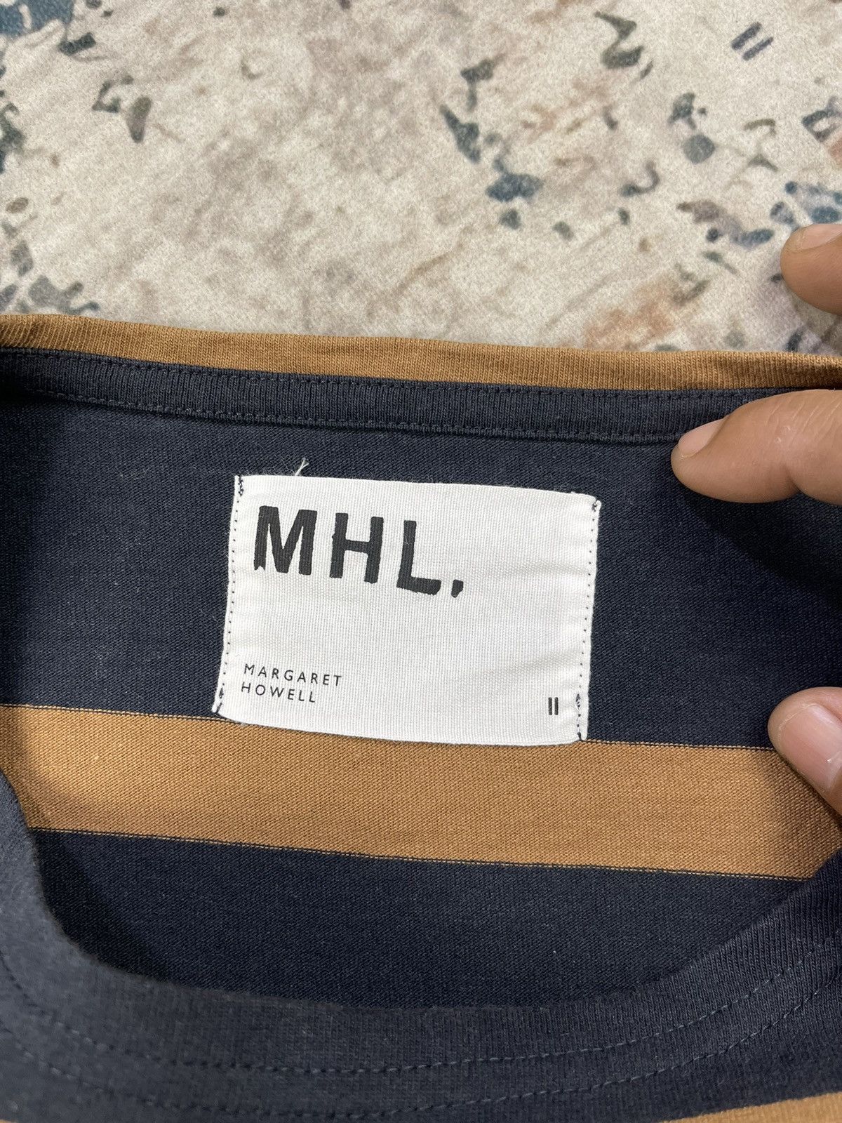 Margaret Howell MHL Margaret Howell Wide Crew Wide Stripe Shirt Size XS / US 0-2 / IT 36-38 - 10 Thumbnail