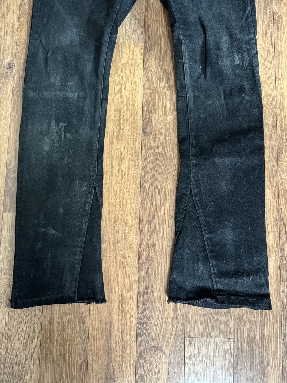 Kollar Clothing Wax Black Kollar Clothing Flare Denim Size US 34 / EU 50 - 2 Thumbnail