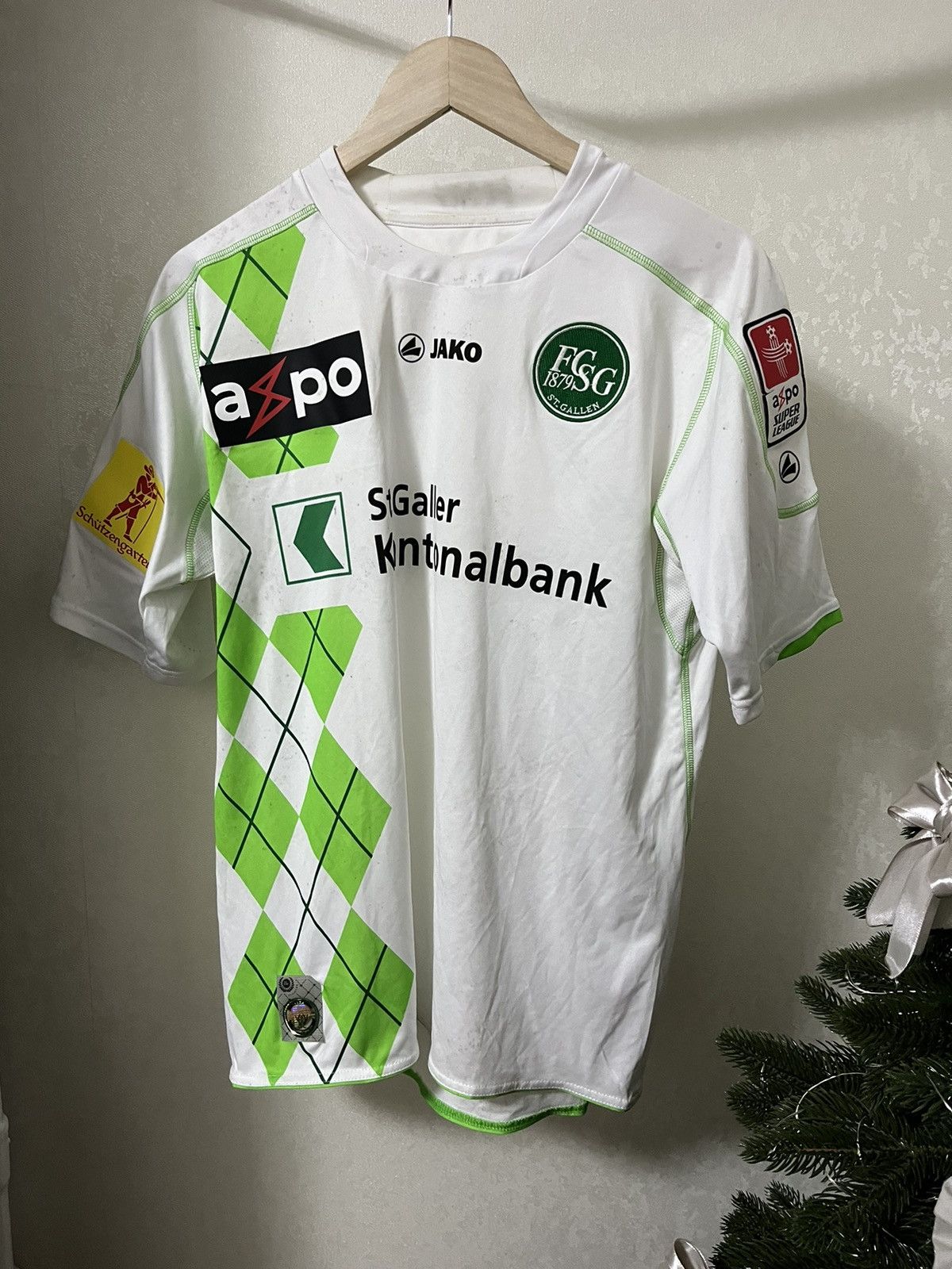 Vintage St. Gallen 2010/11 Home Vintage Jersey Size US M / EU 48-50 / 2 - 1 Thumbnail