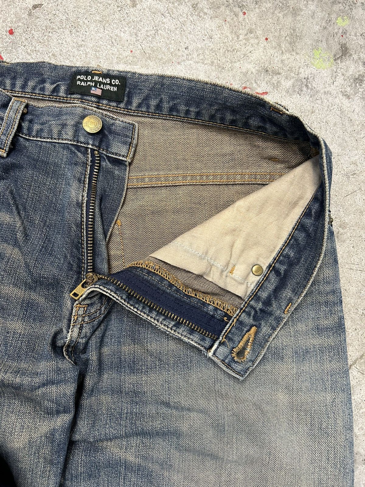 Polo Ralph Lauren Ralph Lauren Vintage Ripped Denim Jeans Size US 34 / EU 50 - 8 Thumbnail