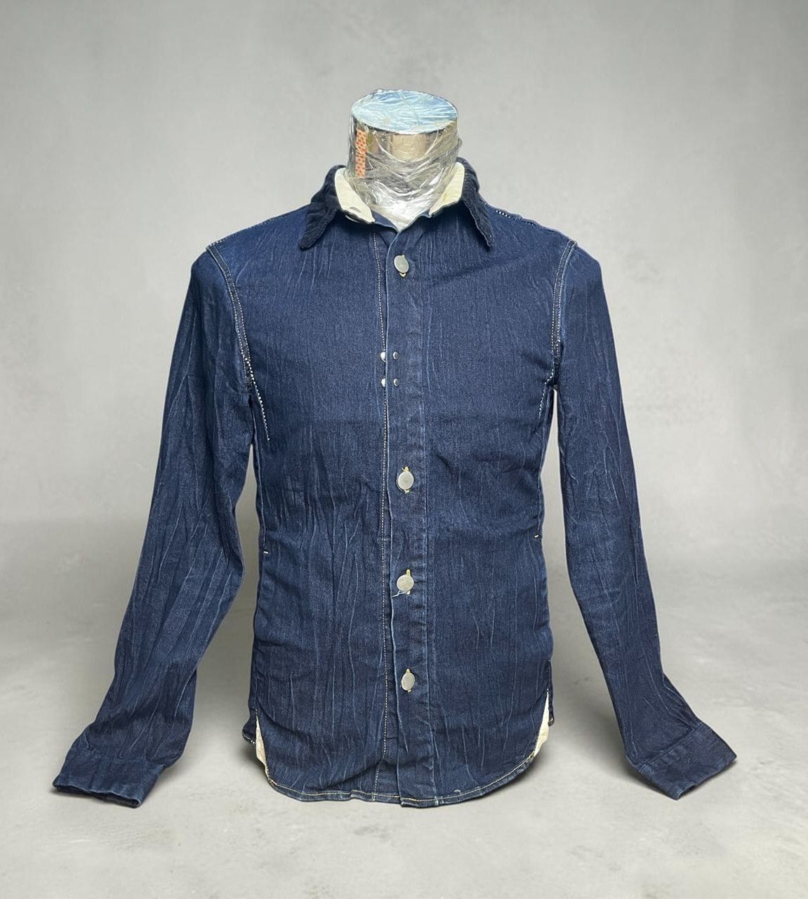 Morgan Homme Morgan Homme Denim Shirt Size US M / EU 48-50 / 2 - 1 Thumbnail