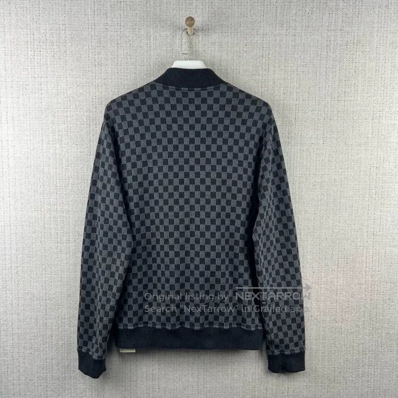 Louis Vuitton Louis Vuitton Pin Checker Knit Zip Jacket Size US L / EU 52-54 / 3 - 3 Thumbnail