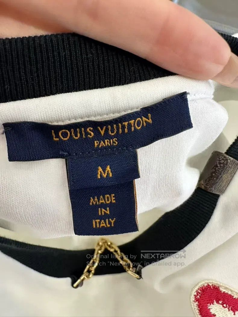 Louis Vuitton Louis Vuitton Valentine's Day Limited Embroidered White sh Size M / US 6-8 / IT 42-44 - 7 Thumbnail