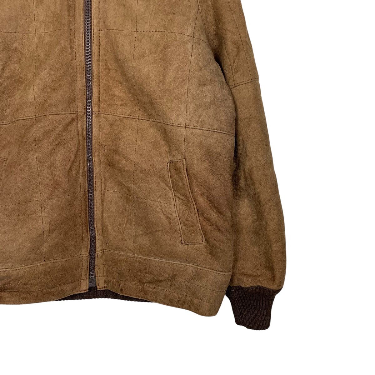 Japanese Brand Japanese Brand Military Leather Bomber Jacket Size US M / EU 48-50 / 2 - 4 Thumbnail