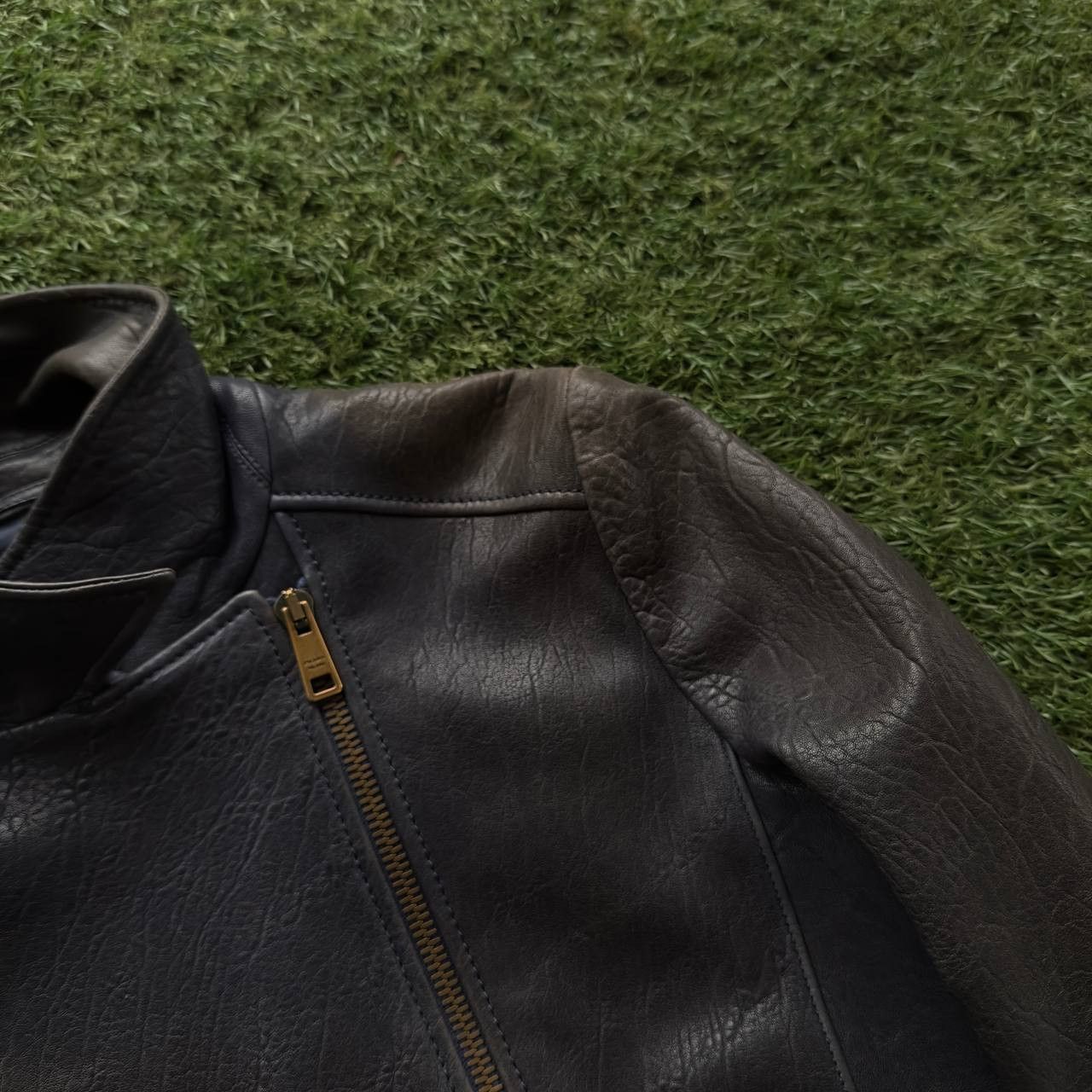Prada PRADA F/W 2013 BIKER LAMBSKIN LEATHER JACKET RARE ARCHIVE Size M / US 6-8 / IT 42-44 - 21 Thumbnail