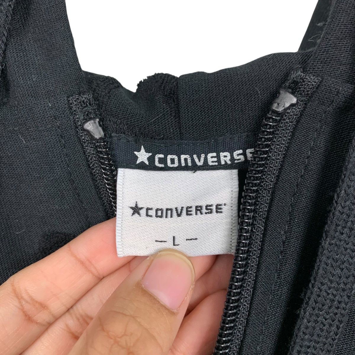 Converse CONVERSE All Star AllOver Logo Short Sleeve Hoodie #1618-C72 Size US L / EU 52-54 / 3 - 13 Thumbnail